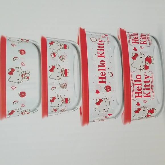 Hello Kitty pyrex set - Picture 3 of 6